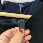 J.Crew Black Ponte Cap Sleeve A-Line Midi Dress Sz 4 Classic Workwear Minimalist Photo 4