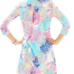 Lilly Pulitzer  Ali Dress Size Medium Pima Cotton Beach Summer Pink Seashell Photo 1