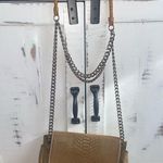 Ramy Brook Camile Snake Embossed Suede Leather Crossbody 🤎 Photo 0