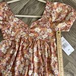 Eyeshadow Womens Sweetheart Neck Short Sleeve Babydoll Top XS Photo 5