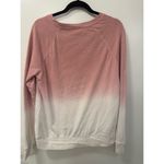 Old Navy  Cotton Pink White Ombre Medium Long Sleeve Sweatshirt Photo 1