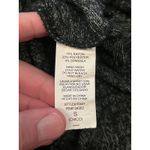 Ambiance Hoodie Sweatshirt Womens Small Gray Knit V Neck Lightweight Pullover Photo 6