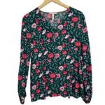 Matilda Jane ‎ Yesteryear Poppy Print Long Sleeve Blouse Size S Photo 1