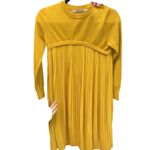 English Factory  Pleated Dress With Long Sleeve Faux Sweater Size S New with Tag Photo 11