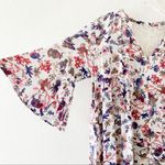 Umgee  white floral tunic lace detail back Photo 1