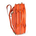 Botkier  red Orange Leather Handbag satchel quiet luxury crossbody purse Photo 2