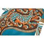 Farm Rio Leopard Paisley Printed Wide Leg Flowy Satin Pants Small Boho $198 Photo 6