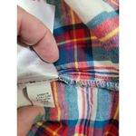 Old Navy Size Medium 100% Cotton Plaid Flannel Button Down Long Sleeve Top⭐️ Photo 5
