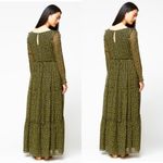 WHIT Willa Tiered Ruffle Maxi Dress Yellow Size 2 Photo 2