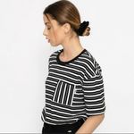 Vans NWT  striped t size M Photo 2