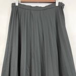 VTG Fritzi California Pleated Maxi Skirt Size 13/14 Minimal Academia Modest 80s Black Photo 1
