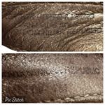 Tory Burch  Thora 2 Leather Thong Sandals Pewter Metallic Tumbled Snake Print 7 M Photo 8