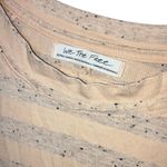 We The Free  peach long sleeve striped top XS oversized #746 Photo 4