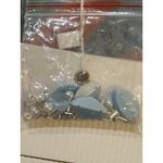 Mac Duggal  Powder Blue Embellished V Neck Evening Gown Size 16 $598 Photo 9