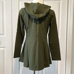 Denim & Co Active Fit & Flare French Terry Zip Front Jacket A300763 Wine 1X NWT Photo 7