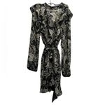 Bailey 44 Viola Floral Ruffled Chiffon Dress, Size 4, NWT, New Photo 3