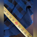 Madewell Latitude Blue Black Buffalo Plaid Flannel Shirt Dress - Size XS Photo 10