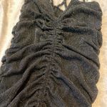 Garage BNWT  black ruched sparkly homecoming hoco dress Photo 6