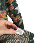Tivoli of Ireland Western Aztec Cardigan Sweater Angora Blend Western Womens Sm Green Photo 4