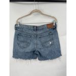 Lucky Brand The Boyfriend Denim Shorts Women 6/28 Blue Wash Distressed Preppy Photo 1