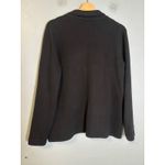 J.Crew Women's Schoolboy Sweater Blazer Knit Black Size Large Petite Classic Photo 6