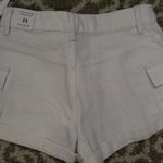 PacSun White ultra high rise cargo short Photo 2