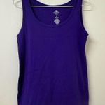 st. john's bay  Vibrant Purple Tank Top Photo 0