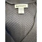Athleta NWT  Women's Blue/Purple Tunic Length Sweater Large Photo 4
