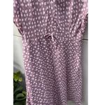 Monteau Vintage Women’s Sz M White Daisies Dotted Stretch Knee Length Dr… Photo 10