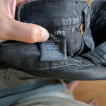 Hudson Jeans Hudson black coated skinny jeans size 28 with distressed knees Photo 2