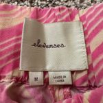 Anthropologie Elevenses  pink & cream striped wide-leg pants size M Photo 5