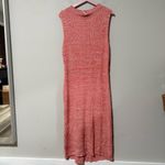 Anthropologie Daily Practice MockNeck Sleeveless Ribbed Midi dress Coral Size XL Photo 7
