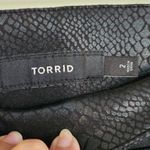 Torrid  Sz 2 Stylish Black Textured Women's Leggings NWOT Photo 6