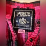 PINK - Victoria's Secret PINK Y2K Victoria's Secret Red and Black Plaid Shirt Size Large Photo 10