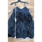 AJE. black ELSIE PLEAT MINI COCKTAIL PARTY DRESS size 8 Photo 4