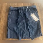 Liverpool NWT  Los Angeles Indigo Linen Skirt - Size 6/28 Photo 1