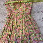 Dance & Marvel Floral Print Strapless Dress in size small Photo 3