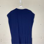 Vince Navy Blue Zip Front Jumpsuit Size 6 Photo 8