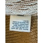 st. john's bay  Womens Cardigan Large Tan Long Open Knit Front Pockets Photo 6