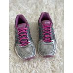 ASICS ‎ Gel Contend 4 Running Shoes Women's Size 8.5 Silver Gray Pink Athletic Photo 1