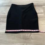 Tobi  Black Bodycon Style Mini Skirt With Crisscross Cut Out Detail- Size Small Photo 6