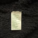 GreenTea Sweater Hoodie Women’s Large Soft Textured Black Pullover Photo 7