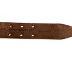 Vintage hipwear women’s brown leather belt with studs size large hippie western Photo 5