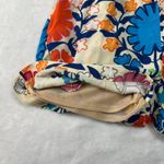 Plenty by Tracy Reese High Neck Sleeveless Floral Ruffle Trim Romper Size XS Yellow Photo 9