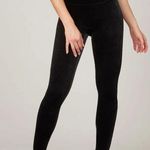 Spanx ® Black Velvet Leggings High Waisted Skinny Holiday Winter Small S Photo 0