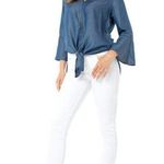 Liverpool NWT  X Nordstrom LM2367WK Bright White Gia Glider  Jeans Photo 0