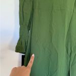 Reformation Galena Long Sleeve Dress in Olive Photo 8