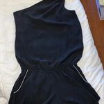 Ramy Brook Silk One-Shoulder Romper Photo 0