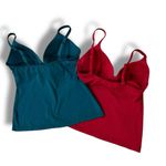 Victoria's Secret Lot Of 2 Body By Victoria IPEX Buttery Soft Satin Tank Tops 38B Photo 1