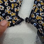 ZARA Trafaluc Navy Floral Dress Photo 3